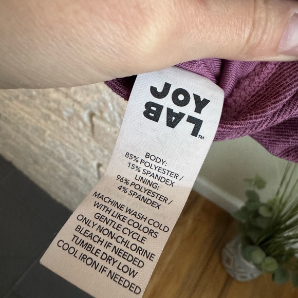 JoyLab Women's Heathered Purple Tank Top / Sports Bra - Picture 4 of 4